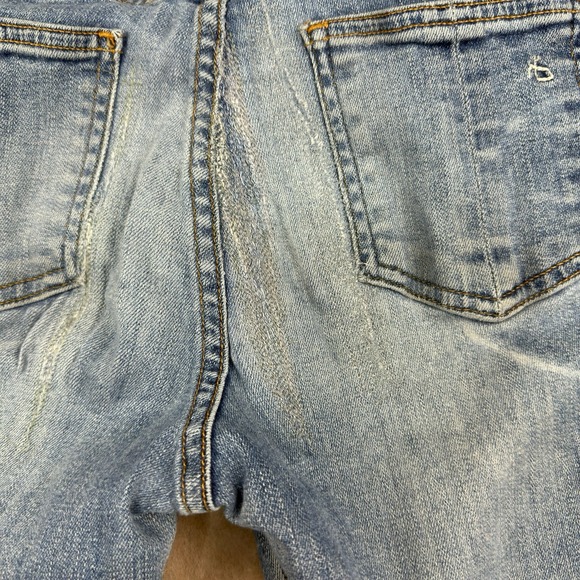 Rag & Bone Women's Jeans Size 27 Blue Surf Skinny Mid Rise Stretch Made in USA - Picture 10 of 16
